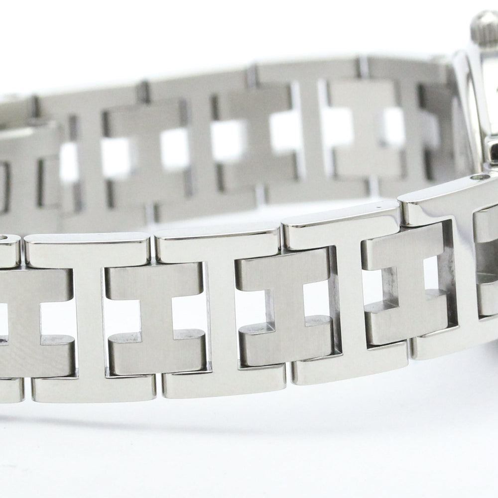 HERMES Clipper Stainless Steel Quartz Ladies Watch CL4.210 Polished — Very Good