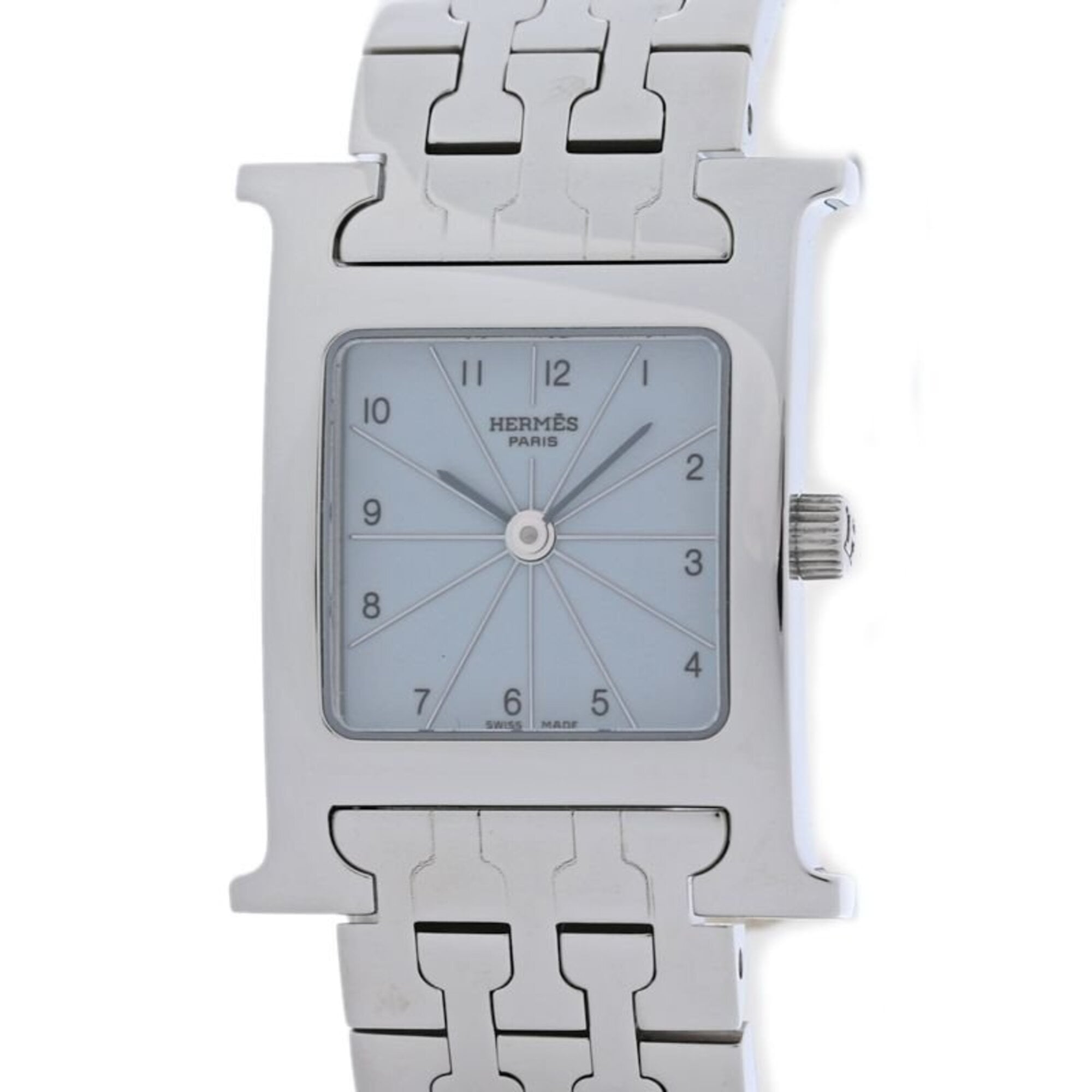 HERMES H-Watch HH1.210.632/4804 Women's Watch Stainless Steel /40407 — Very Good