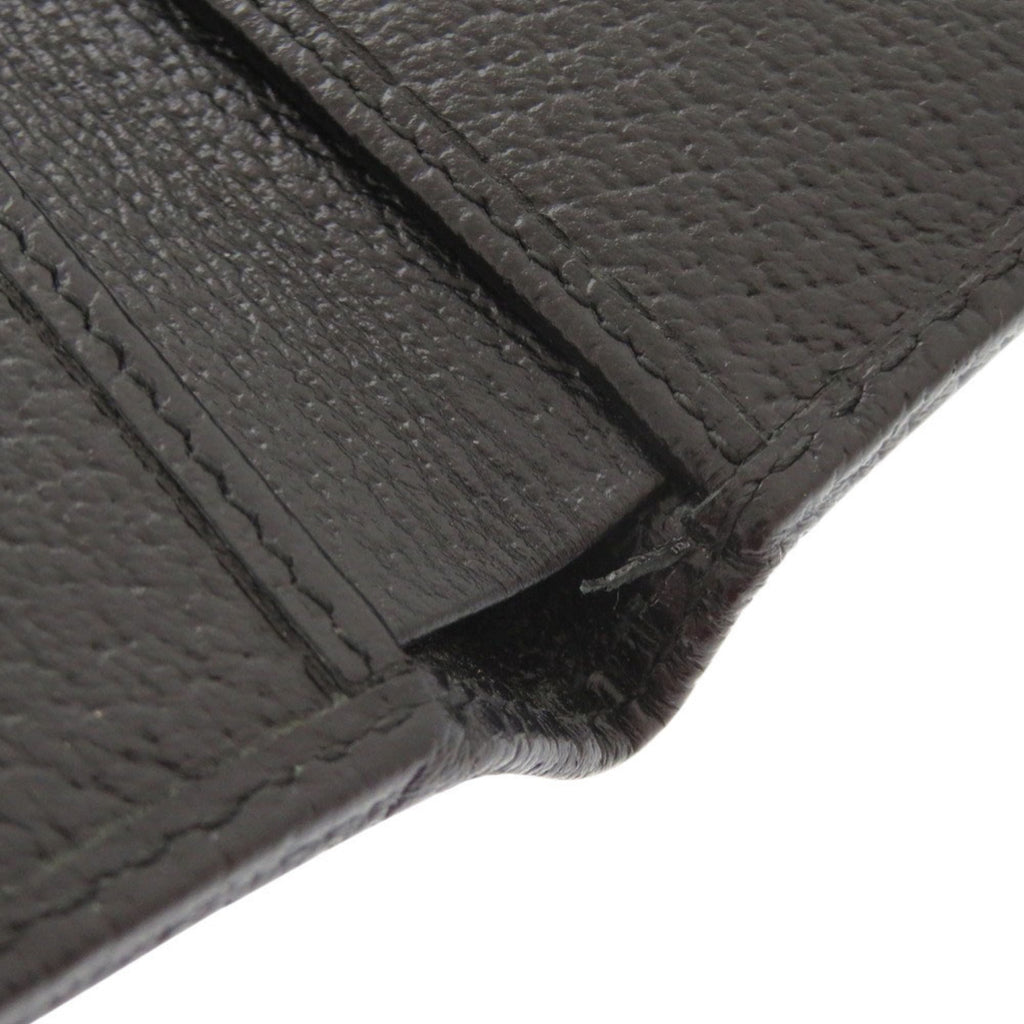 Excellent condition Balenciaga x Gucci The Hacker Project canvas and leather black bi-fold wallet with bill compartment 0690