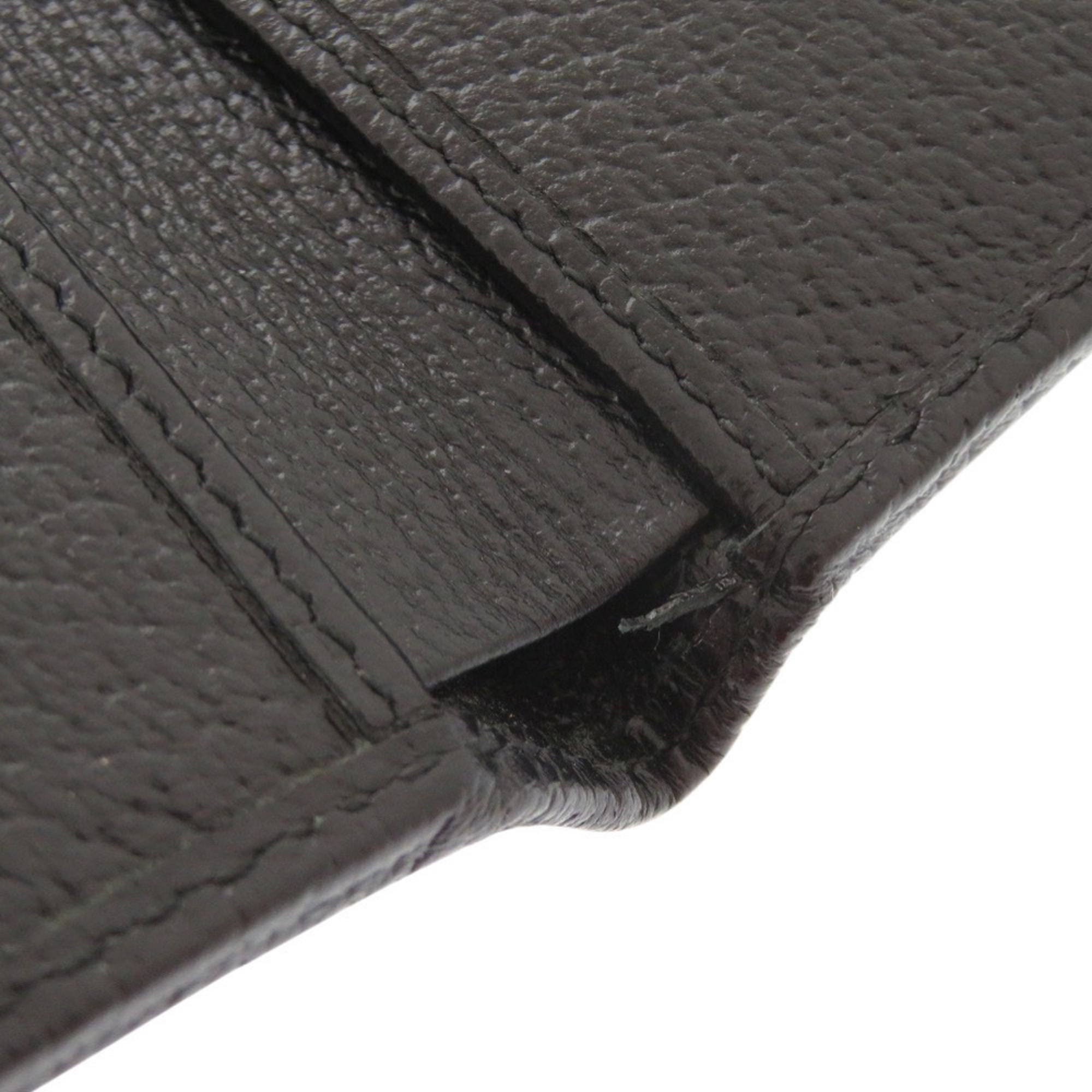 Excellent condition Balenciaga x Gucci The Hacker Project canvas and leather black bi-fold wallet with bill compartment 0690