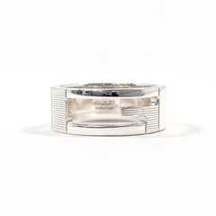 GUCCI Branded Cutout G Ring, Sterling Silver 925, Size 16.5cm, Men's — Like New