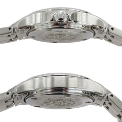 Omega Seamaster 2581.62 Women's Watch, Brand Name, 120m Water Resistant, Date, Quartz Movement, Stainless Steel (SS), Silver & Orange — Good