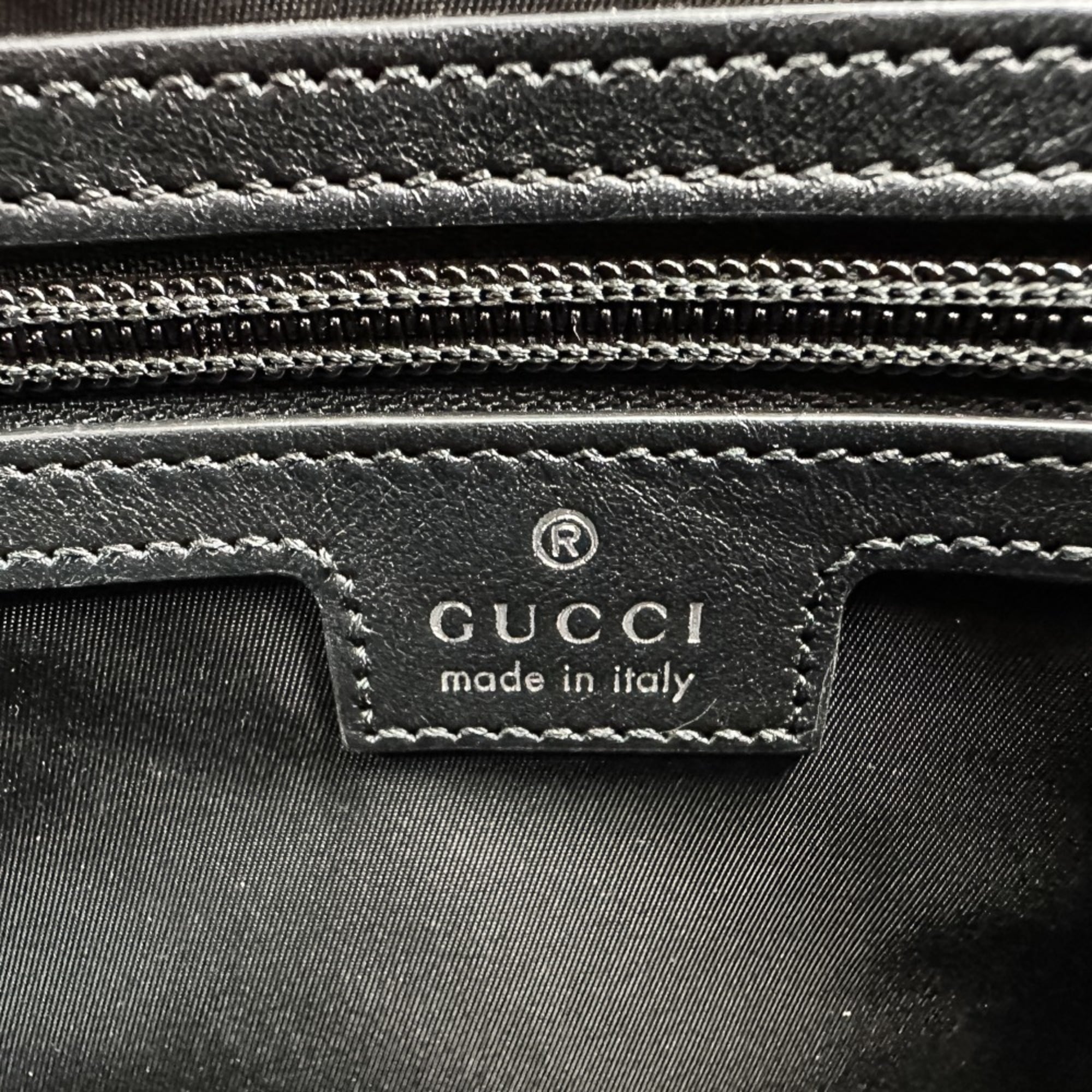 GUCCI Sherry Line Nylon 2-Way Boston Bag 800185 Black (Men's & Women's) — Like New
