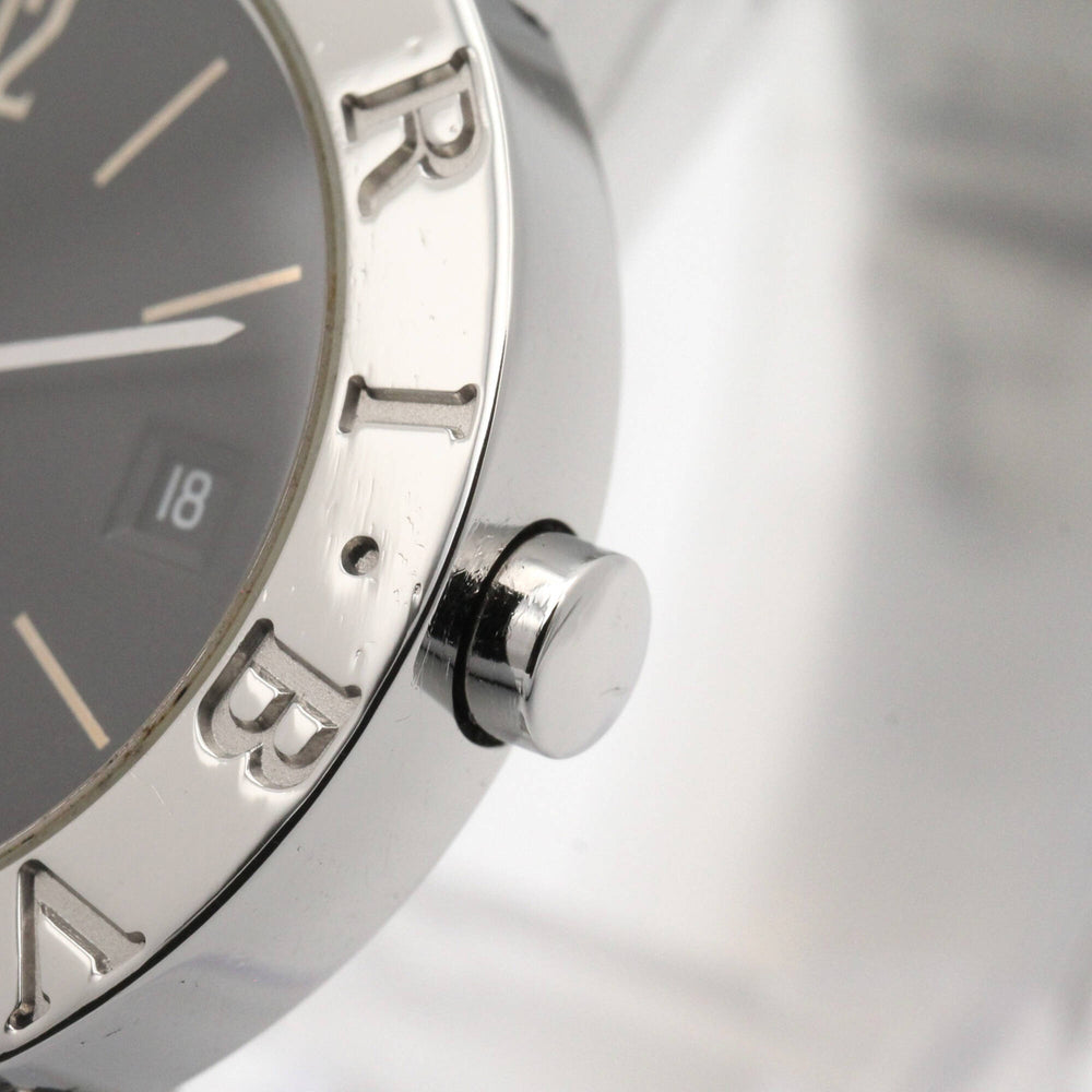Bulgari BVLGARI Watch Stainless Steel Ladies Black BB26SSD — Very Good