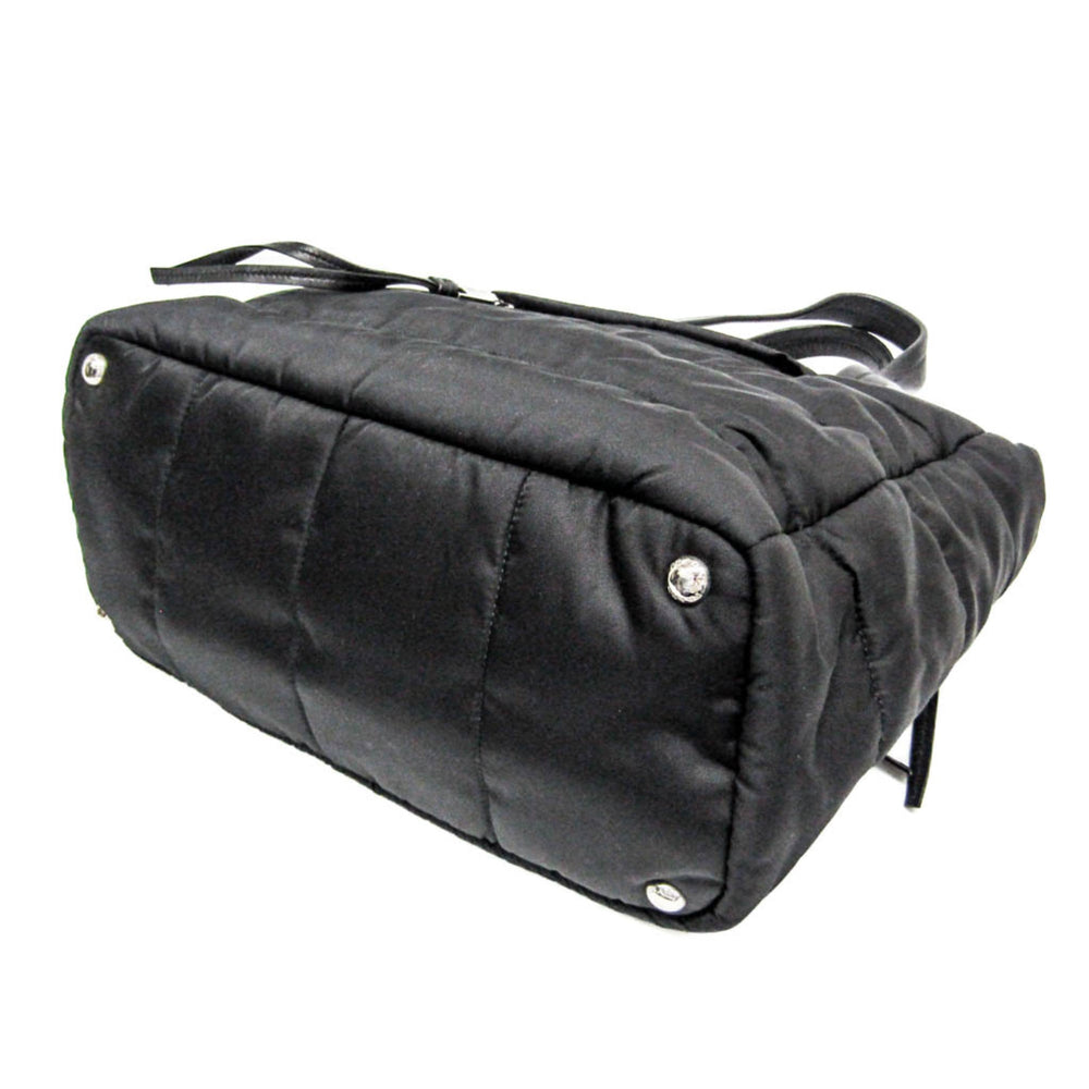 Prada TESSUTO BOMBER 1BG059 Women's Nylon Handbag Black — Like New