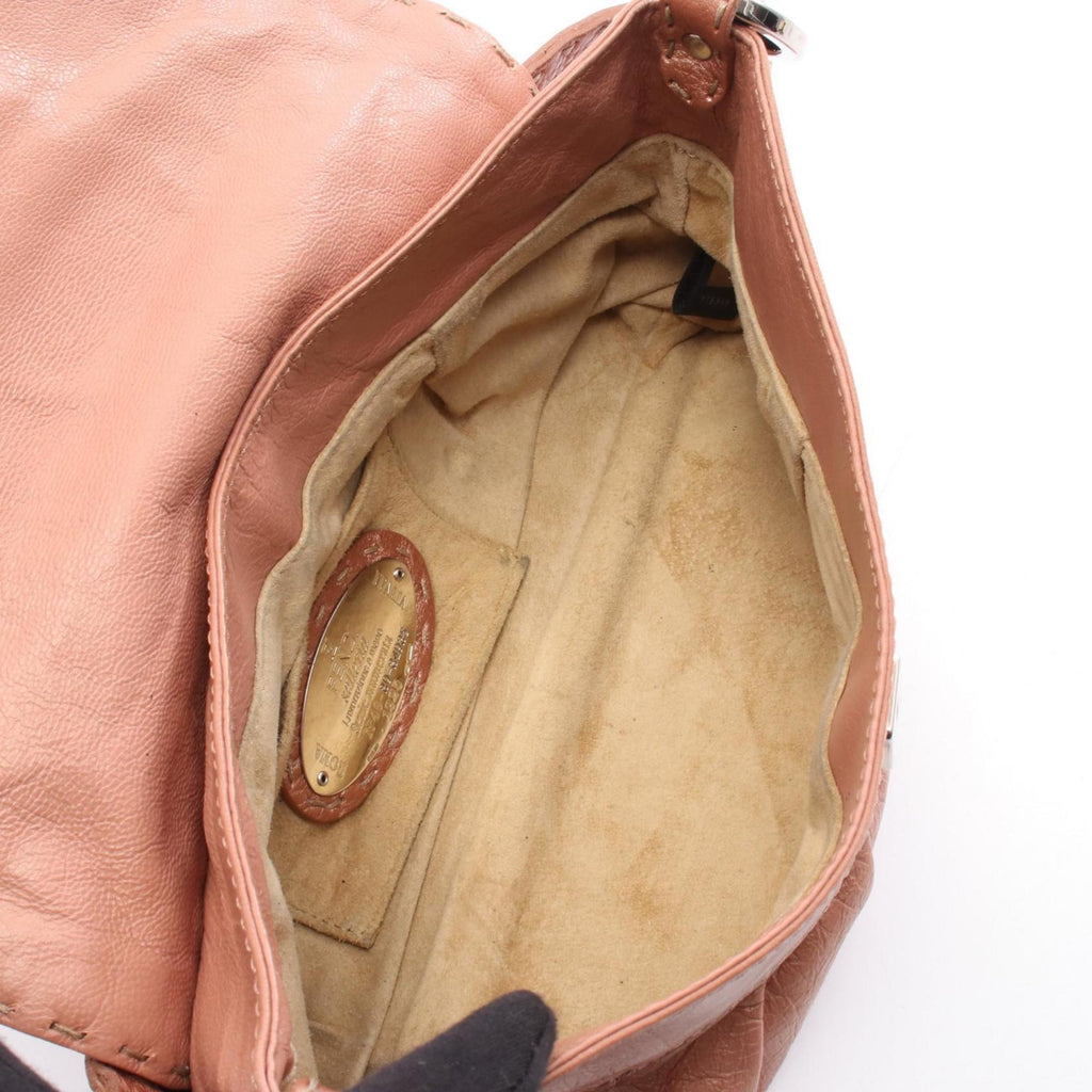 Fendi Selleria handbag, leather, women's, pink