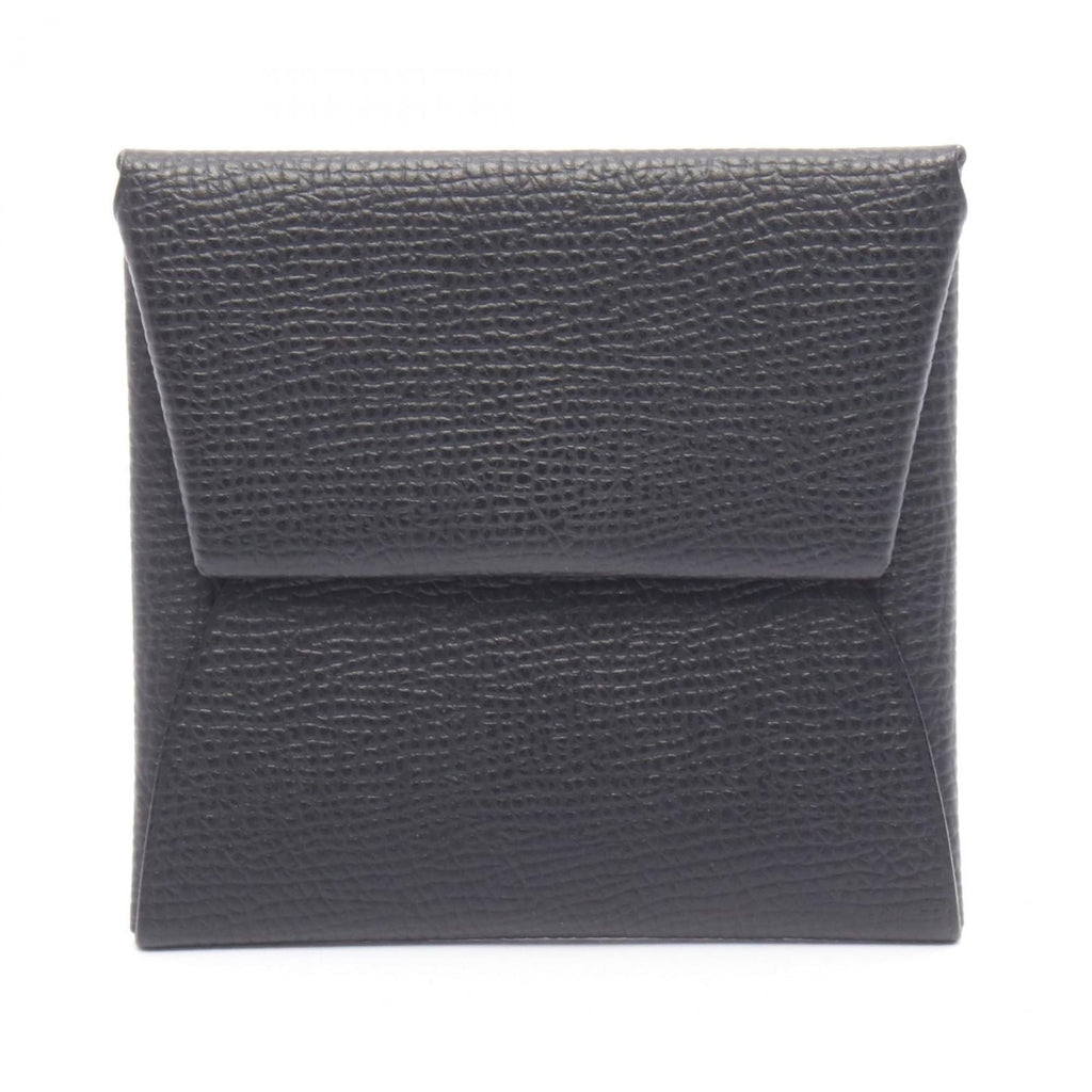 Hermes Hermès Bastia Wallet, Coin Purse, Epsom Leather, Women's, Black