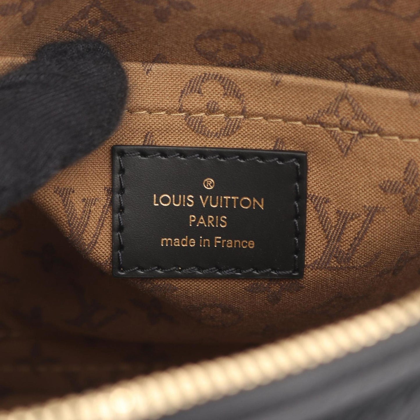 Louis Vuitton Alma Backpack, Epi Leather, Black, M25103, Women's