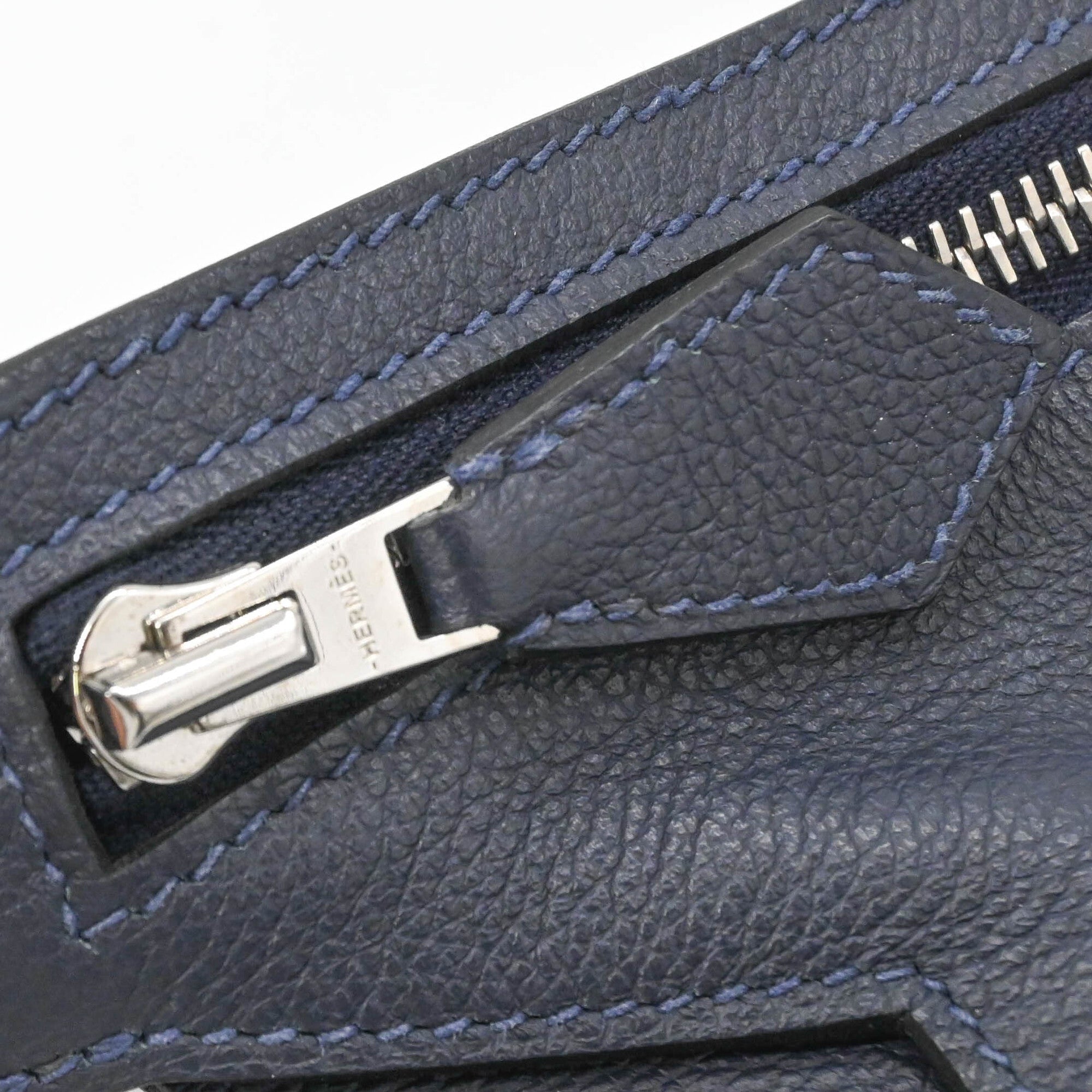 HERMES Ultra Pla 24 Cross Evercolor Body Bag, Navy, Z Stamp — Like New