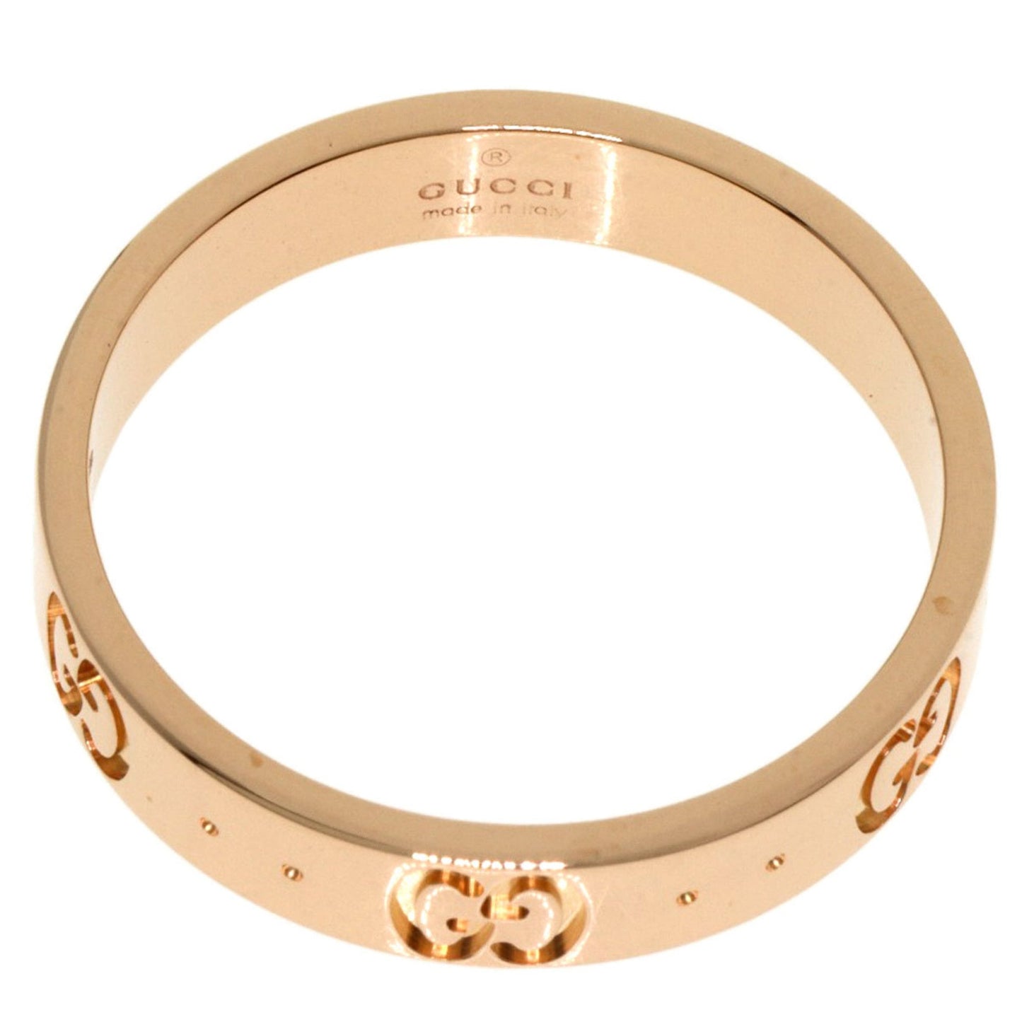 Gucci Icon #17 Ring, 18K Pink Gold, Women's, GUCCI