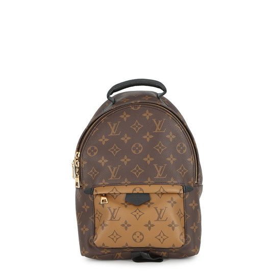 Louis Vuitton Monogram Reverse Palm Springs Backpack PM M44870 LOUIS VUITTON Bag Black