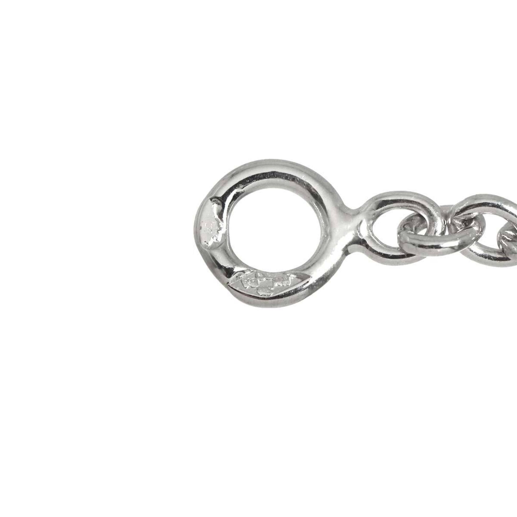 Chanel Omega Diamond Necklace 40cm 18K WG White Gold 750 — Like New