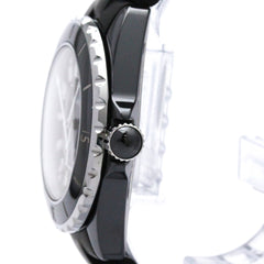 CHANEL J12 Ceramic Rubber Automatic Mens Watch H0684 Polished — Very Good