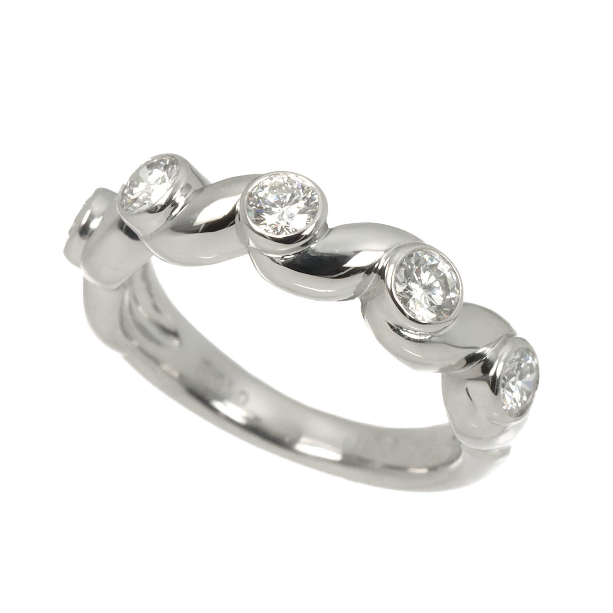 Christian Dior Dior Diamond Ring, Platinum Ring — Like New