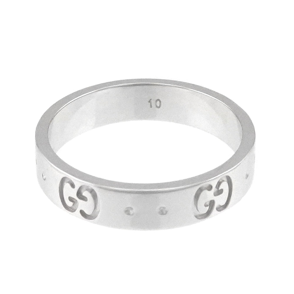 Gucci Icon #10 Ring, 18K WG (White Gold 750) — Like New