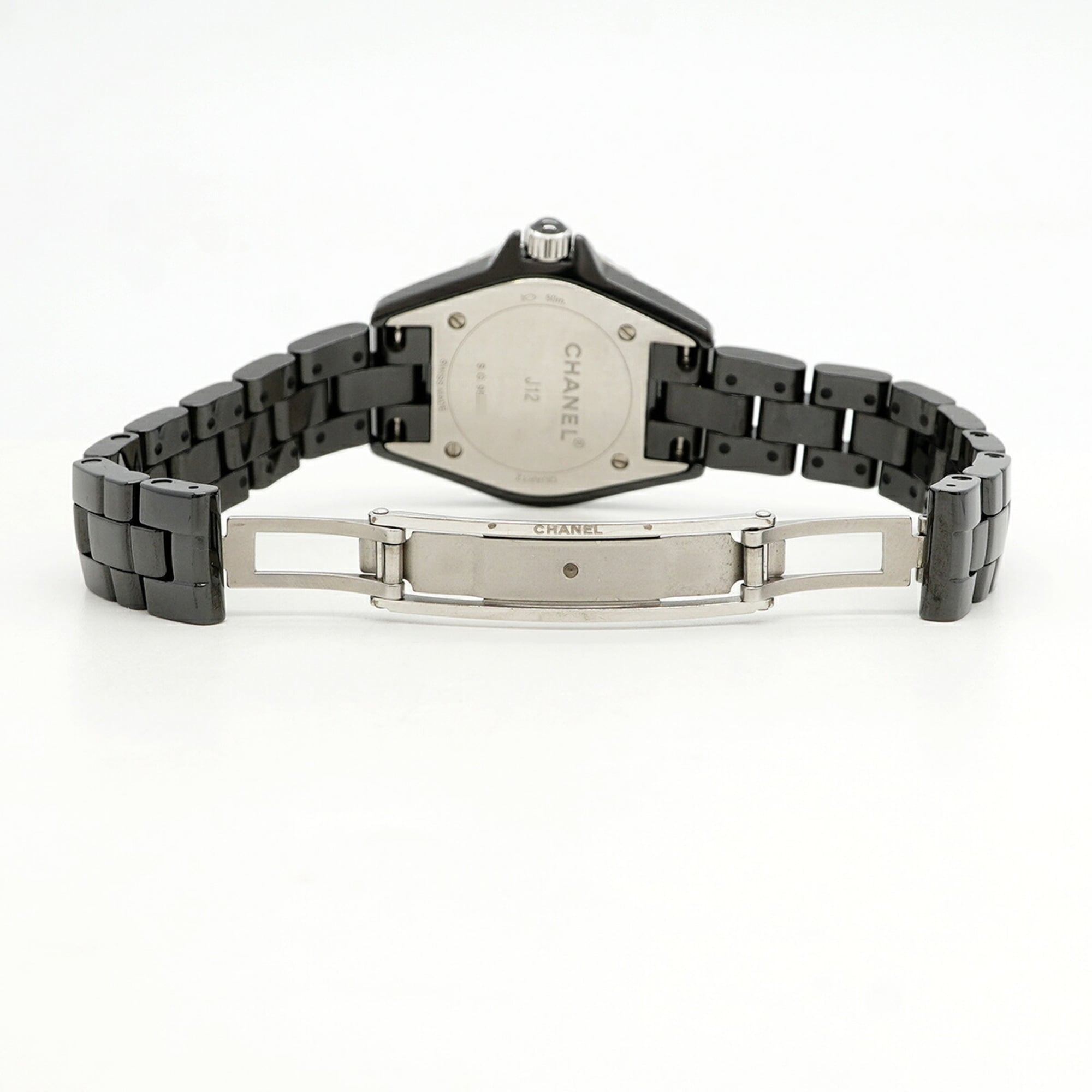 Chanel J12 Diamond H2569 Black Dial Women's Watch — Good