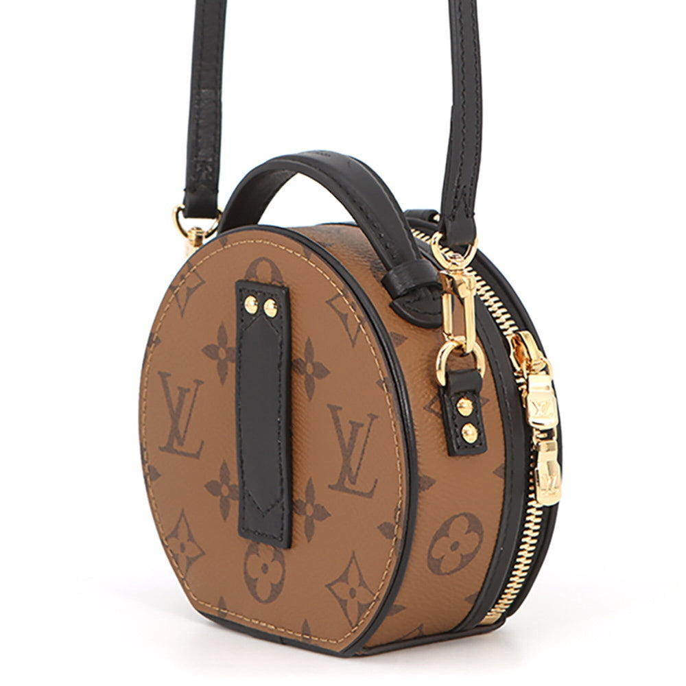 Louis Vuitton Shoulder Bag Monogram Reverse Mini Boite Chapeau M68276 LOUIS VUITTON 2-way Handbag — Like New