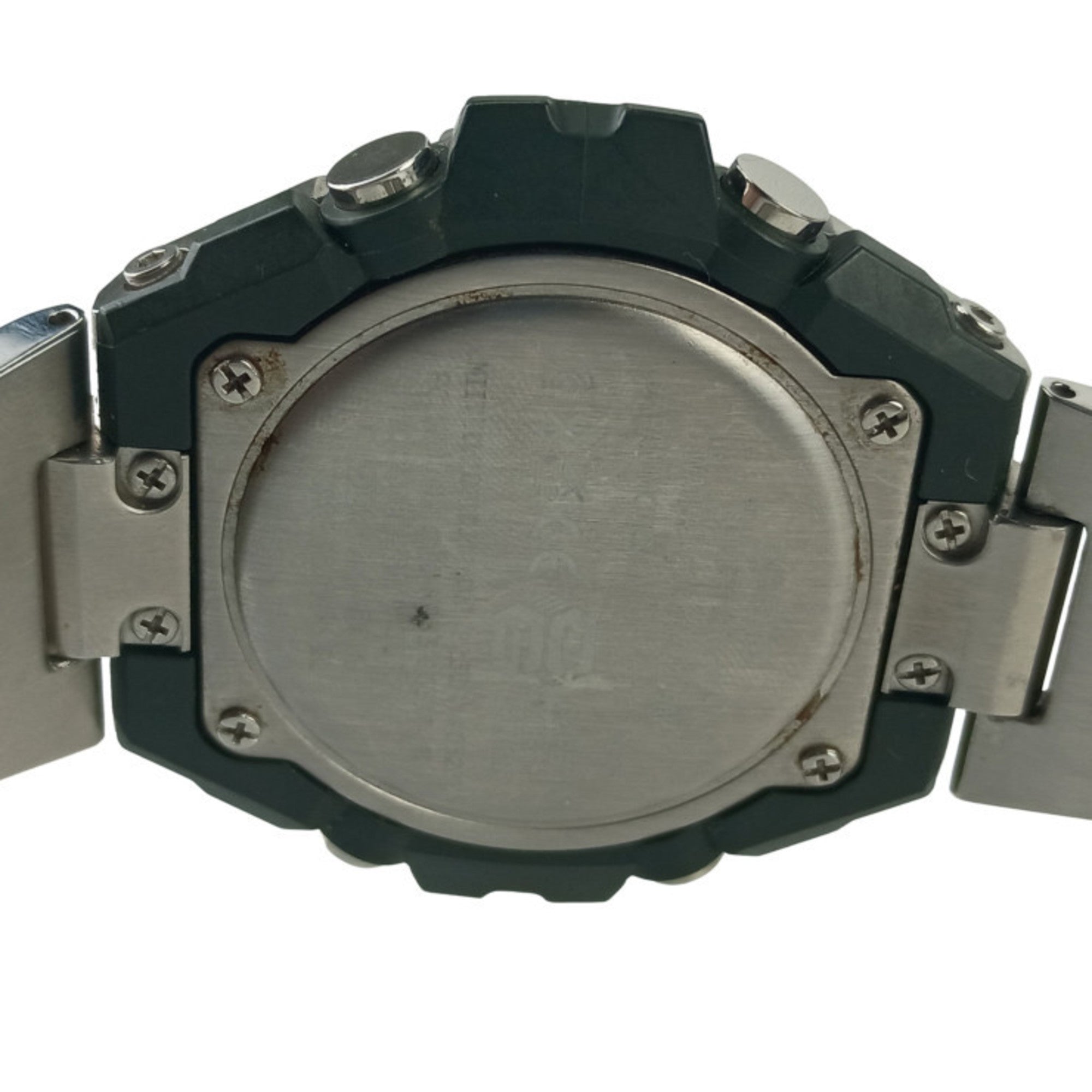 CASIO GSHOCK GSTEEL GSTB500 Series Watch (GSTB500AD3AJF) Khaki Dial Silver Resin/Stainless Steel Men's — Very Good