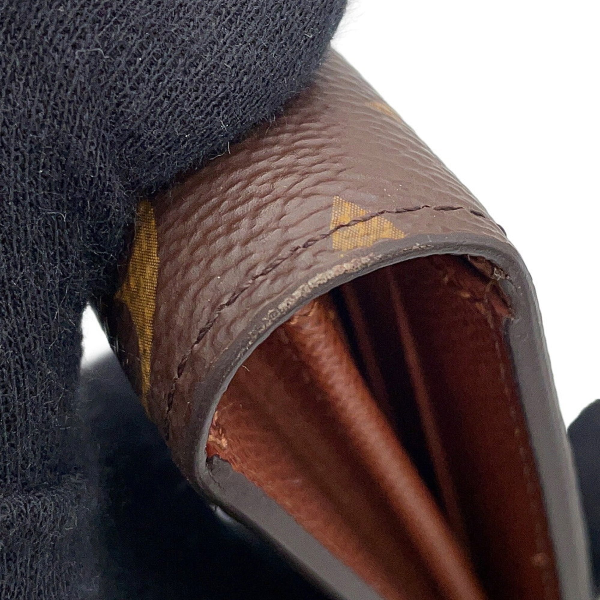 Louis Vuitton Monogram Long Wallet Portefeuille Brazza M66540 LOUIS VUITTON