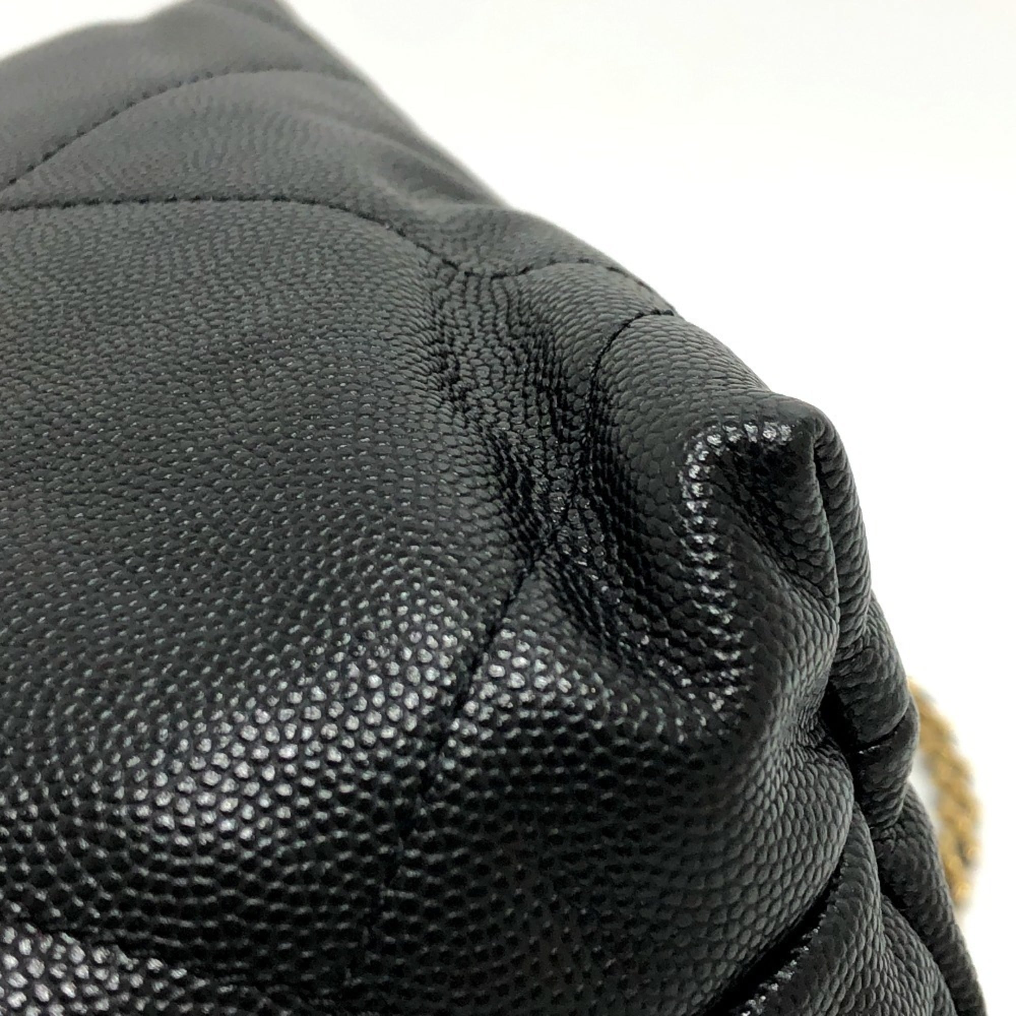 CHANEL AS3980 Matelasse Chanel 22 So Black Bag Shoulder Handbag Caviar Skin Women's — New - Store Return