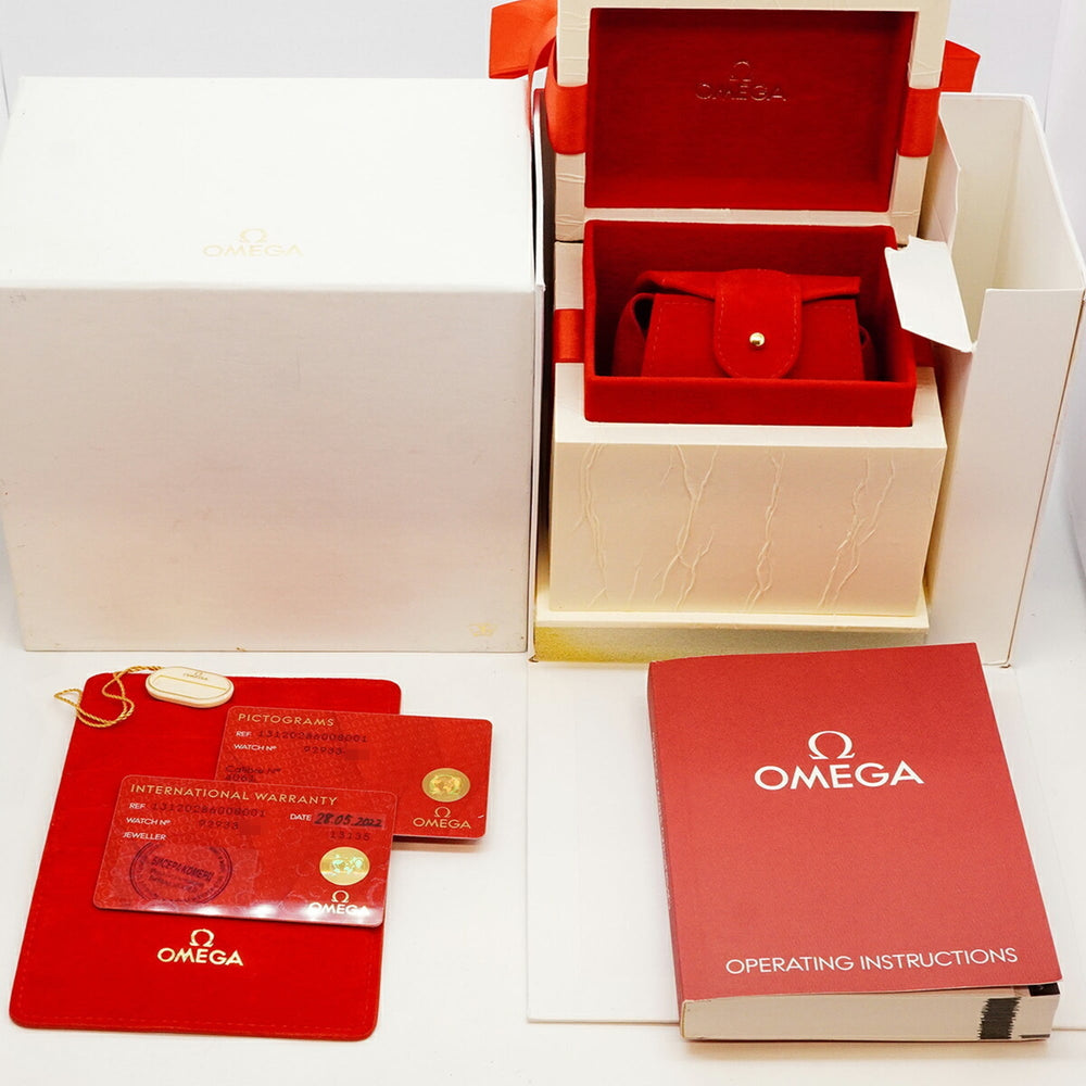 Omega Constellation Brushed Quartz 131.20.28.60.08.001 Gold Dial Women's Watch — Good