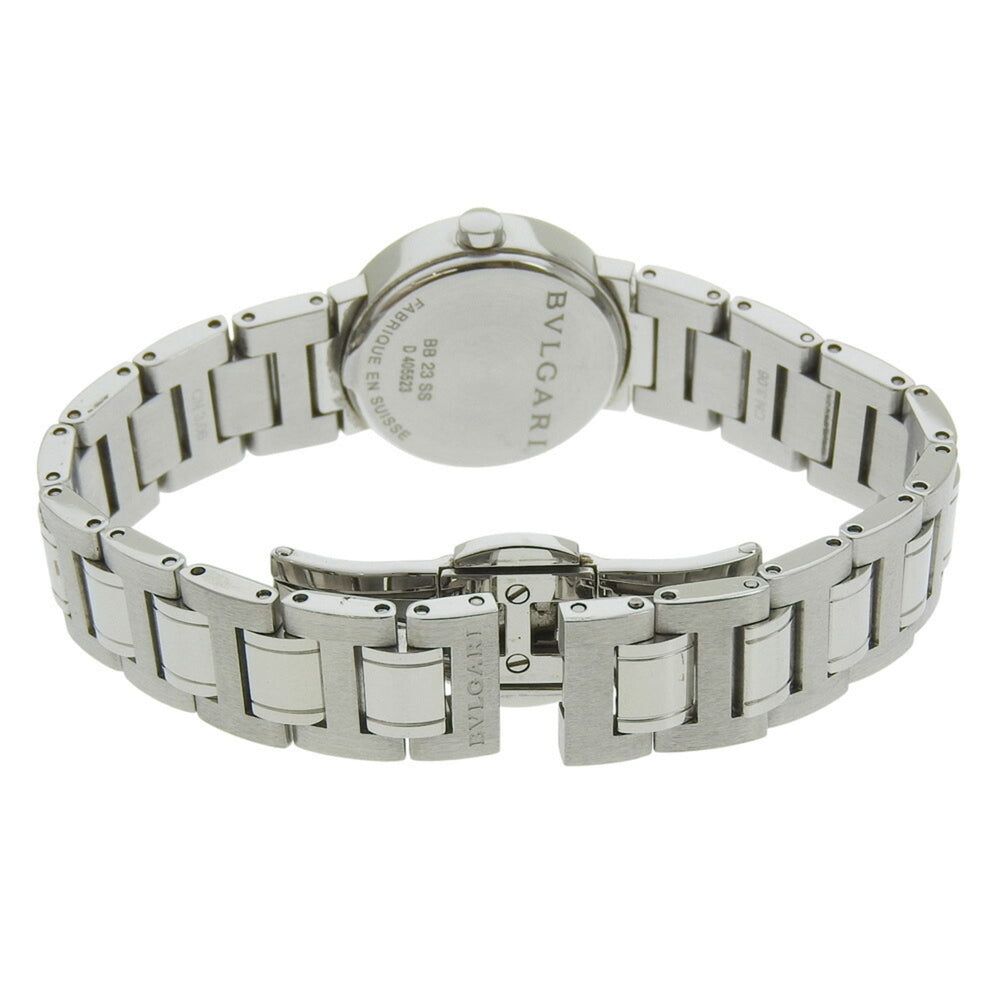 Bvlgari Watch BB23SS Stainless Steel Quartz Analog Display White Dial Women's — Good