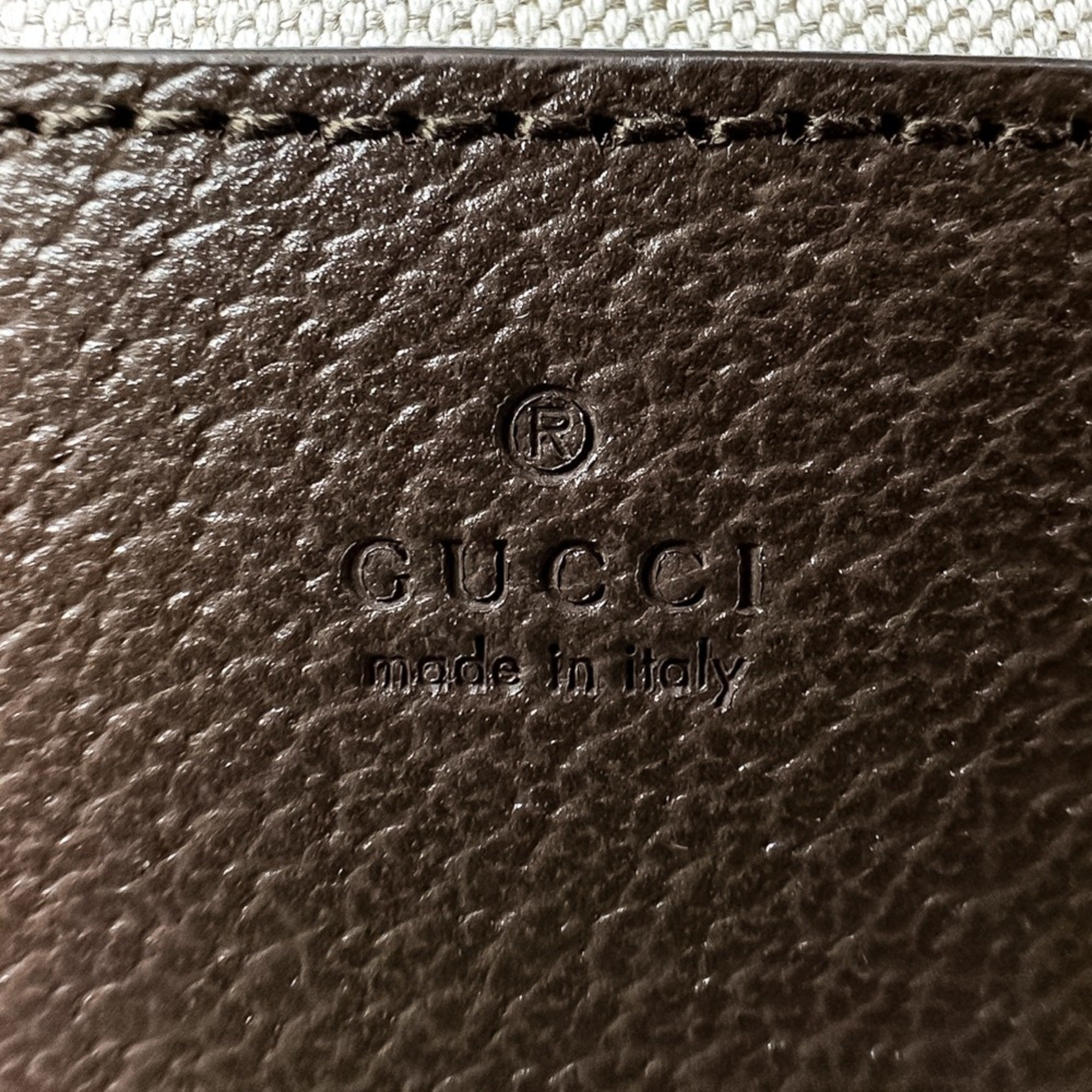 GUCCI Ophidia Web Line GG Supreme Shoulder Bag 764961 Brown Women's — Like New