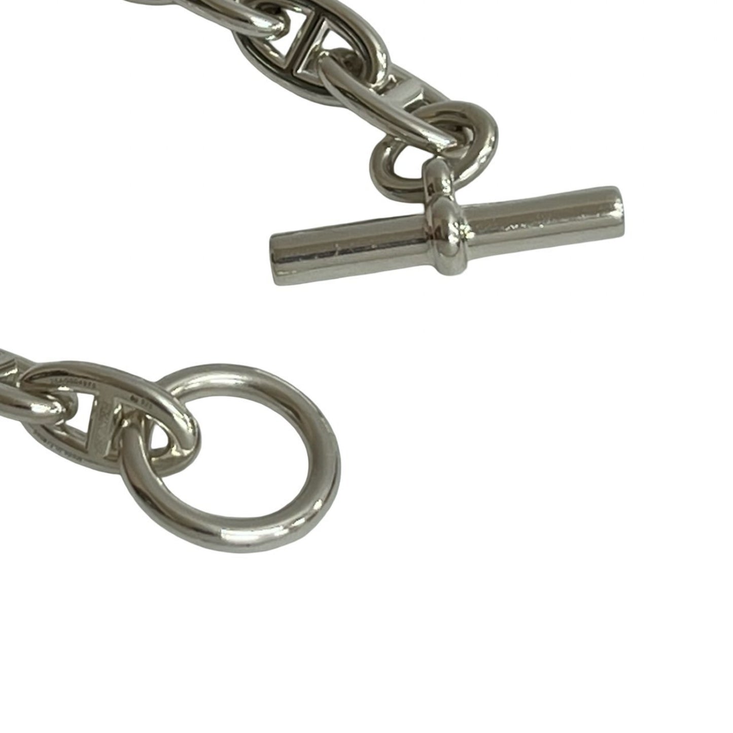 HERMES Chaine d'Ancre GM 13-link Sterling Silver 925 Chain Bracelet, 32134