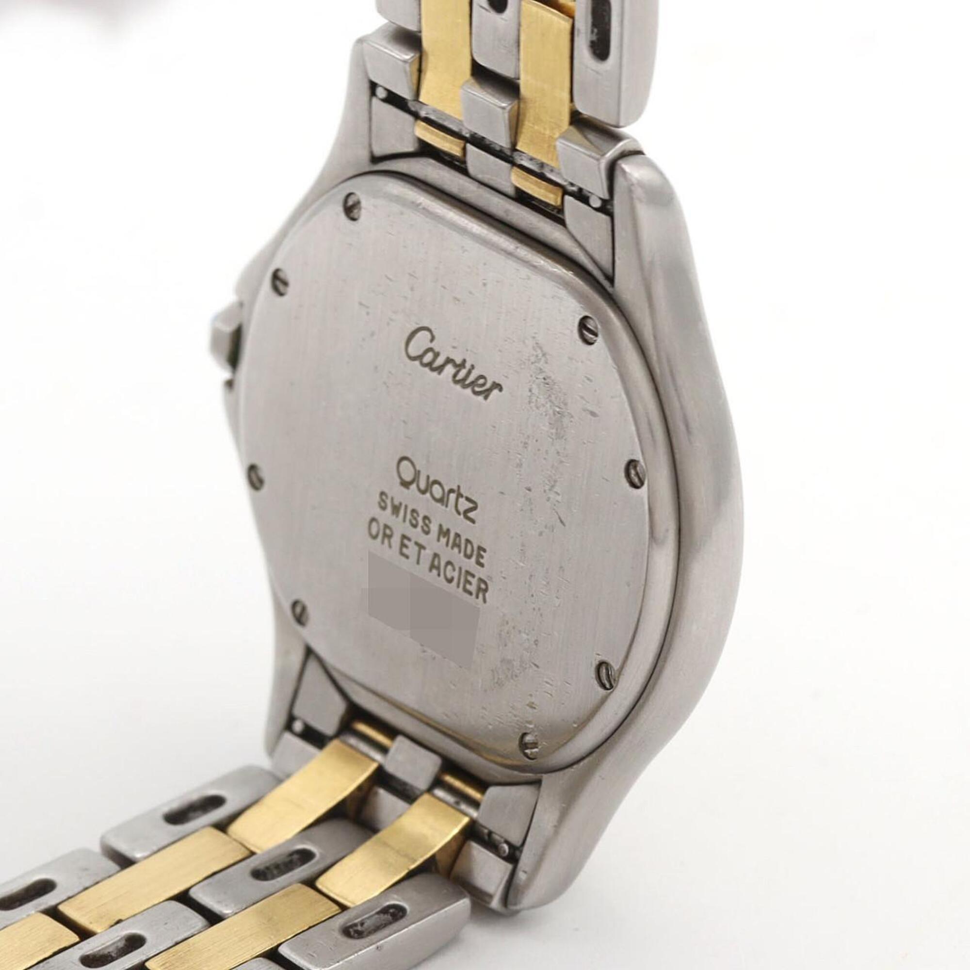 Cartier Panthère Cougar LM 2ROW W35006B6 SSxYG Quartz Watch — Good