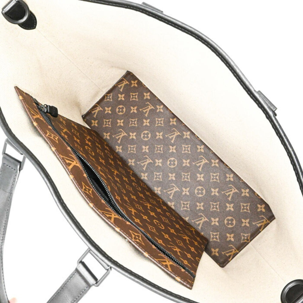 LOUIS VUITTON Monogram Macassar Weekend Tote Bag GM Men's & Women's Brown M45733 — New - Store Return