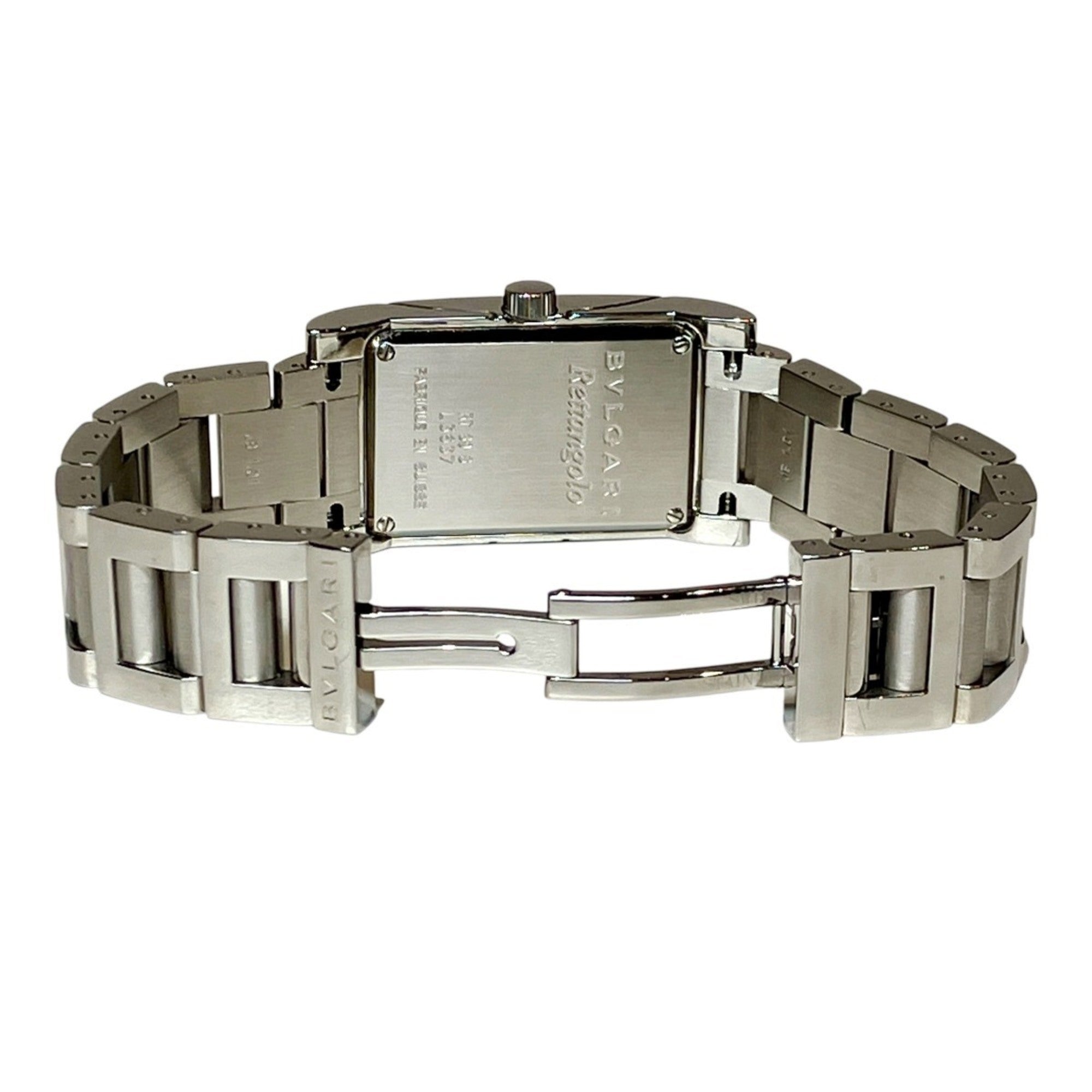 Bulgari BVLGARI watch, total weight 74g, stainless steel, quartz movement, white dial, RT39S — Good