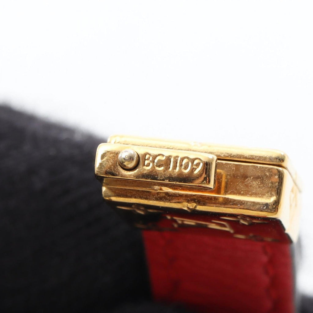 Louis Vuitton LV Crown Bracelet, Gold-Plated Coated Canvas, Women's, Brown, Red, Gold, M6738E