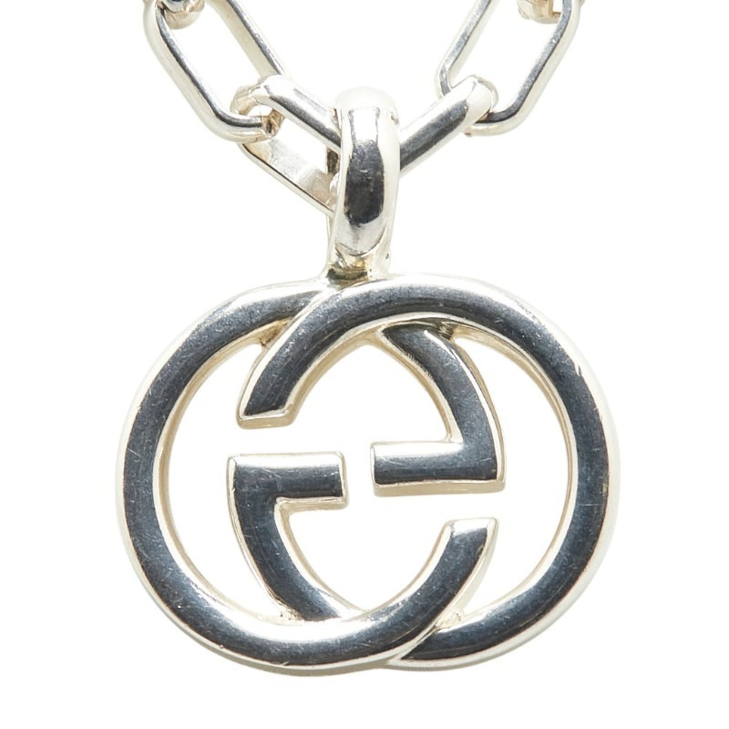 Gucci Interlocking G Necklace in SV925 Silver for Women