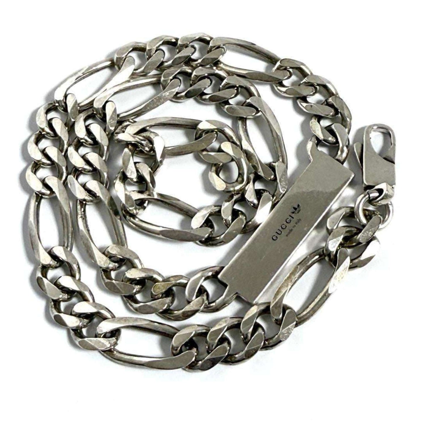 Gucci/Adidas Men's Gourmet Pendant Necklace in Silver