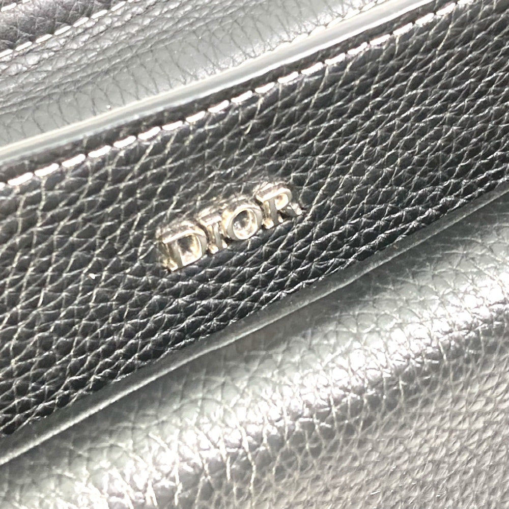 CHRISTIAN DIOR 1ADHO023UL Oblique Crossbody bag Shoulder Bag Black — Like New