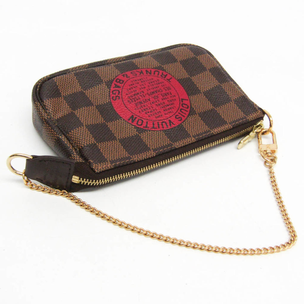 Louis Vuitton Damier Mini Pochette Accessoires T&B N58011 Women's Handbag Ebene — Like New