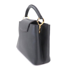 Louis Vuitton Capucines BB 2-way Hand/Shoulder Handbag, Taurillon Leather, Black, M94755 RFID — Like New