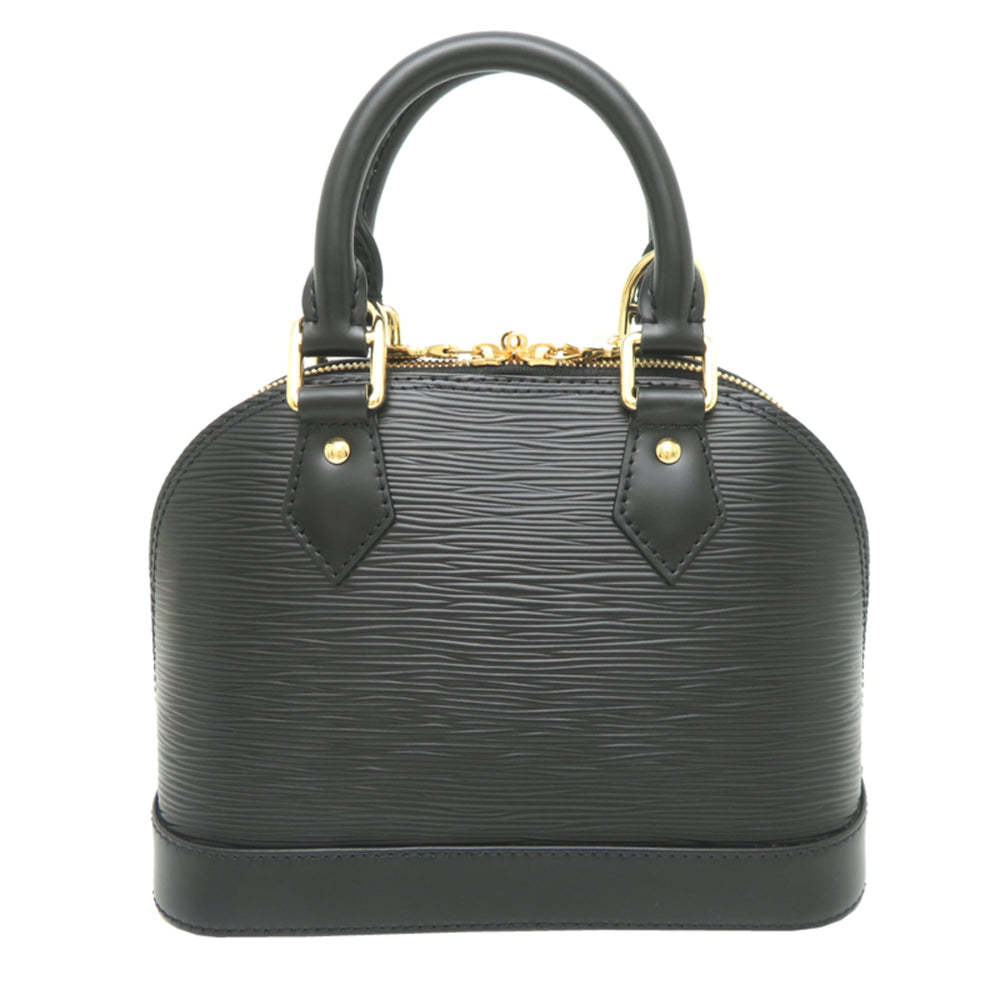 Louis Vuitton Alma BB Takashi Murakami Collaboration Women's Handbag M13670 Epi Noir (Black) — Like New