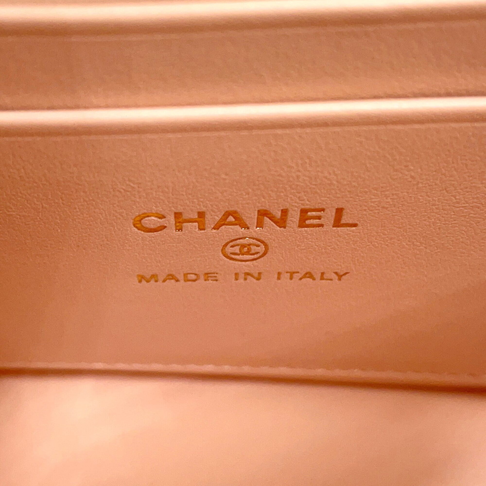 Chanel Matelassé Mini Handbag with Coco Handle, Caviar Skin, AP4244, 2-way Chain Shoulder Bag, for Women, CHANEL — Like New