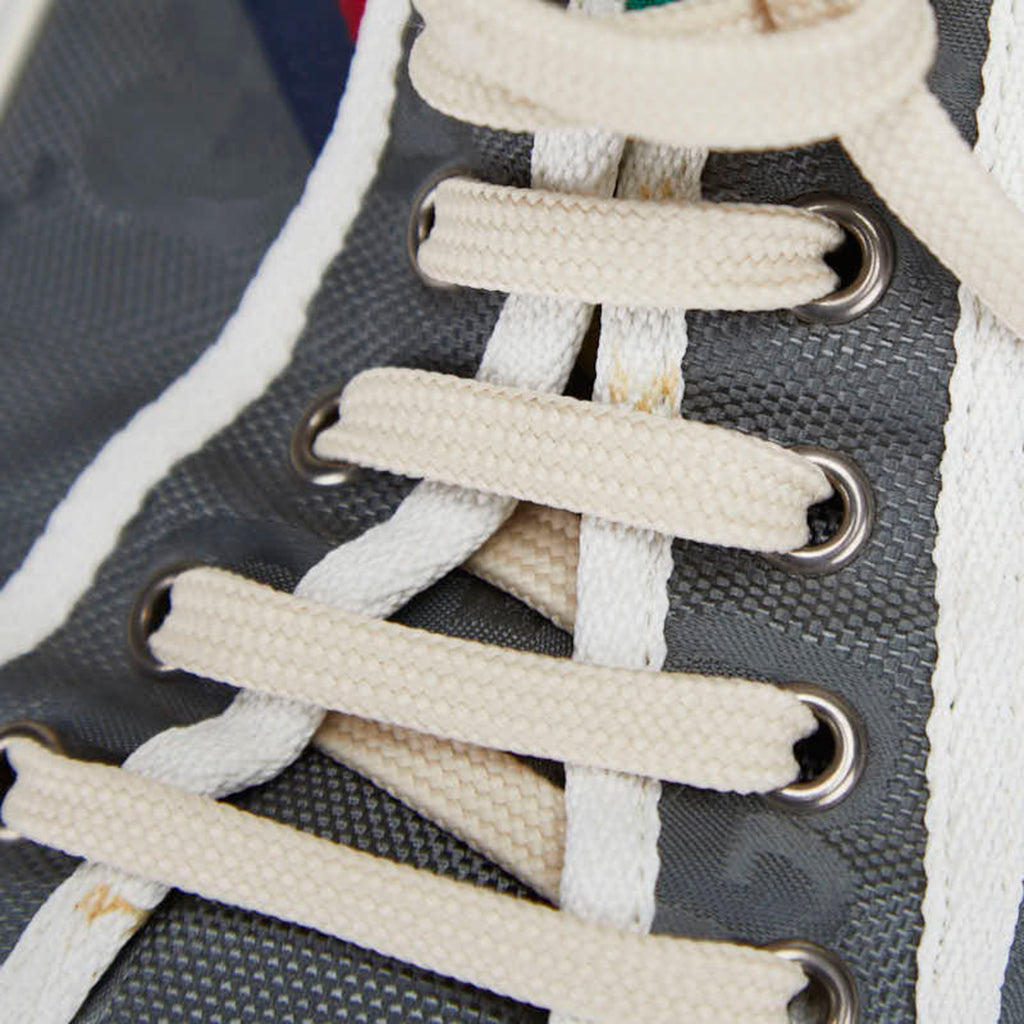 Gucci Webline Tennis 1977 Sneakers, Size 11, Grey and Multicolor Canvas, Men's, GUCCI