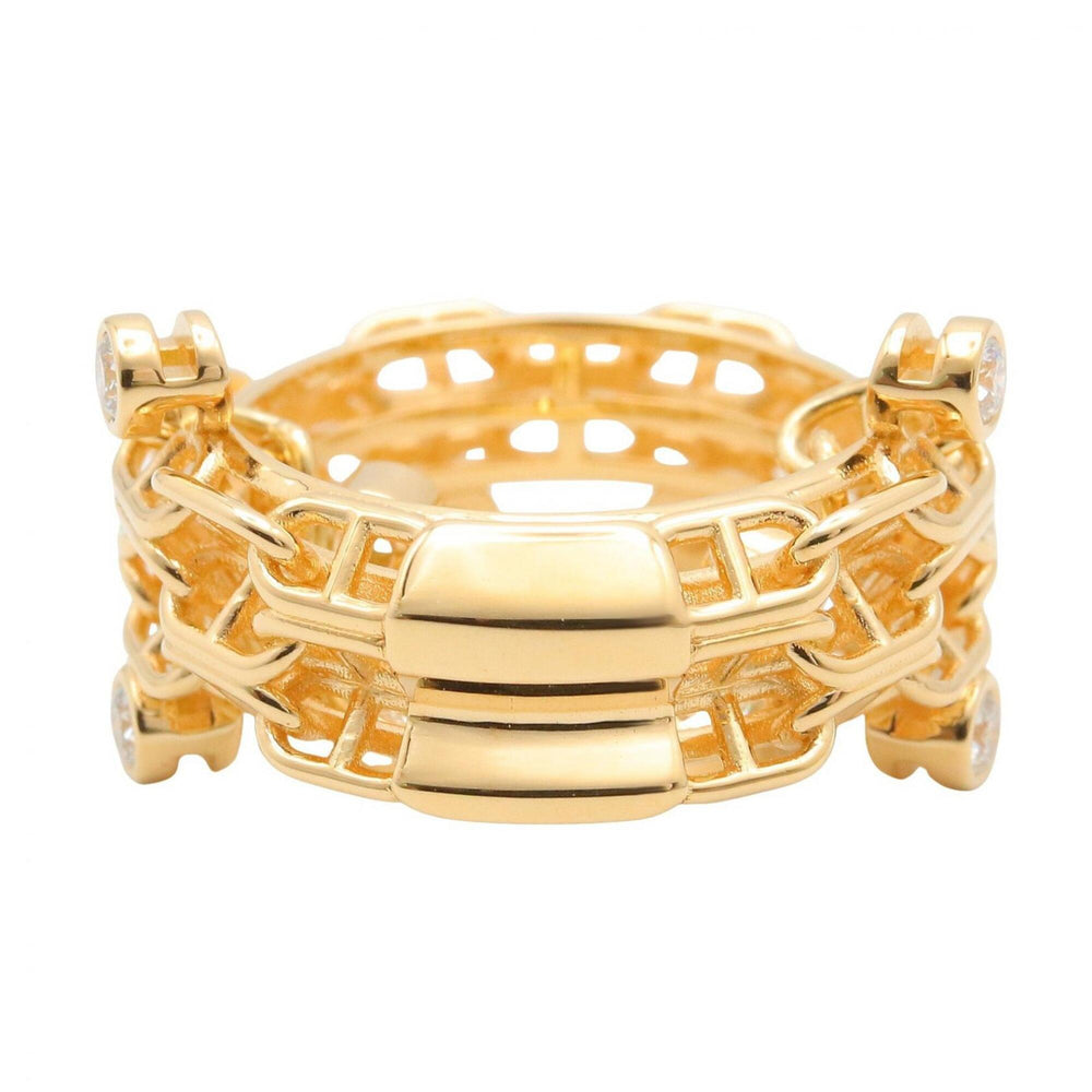 Hermes Calypso Diamond Ring - 18K (Yellow Gold) for Women Clear/Gold Tone — Like New