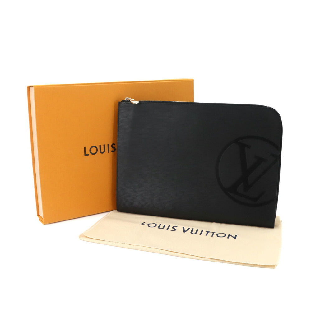 Louis Vuitton Epi Pochette Jour GM Clutch Handbag Noir M63519 — Like New