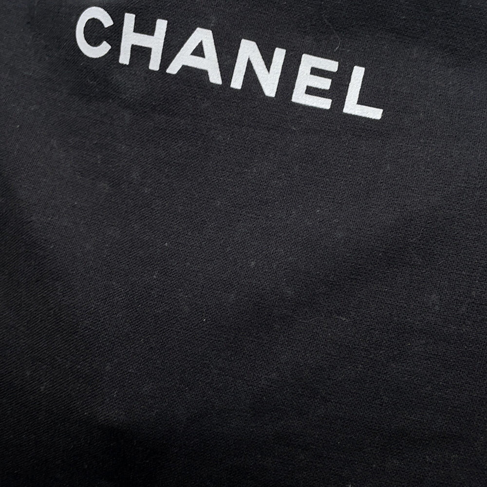 Chanel Chain Shoulder Bag Matelassé Coco Mark Caviar Skin Mini A35200 CHANEL Black Handbag Women's — Like New