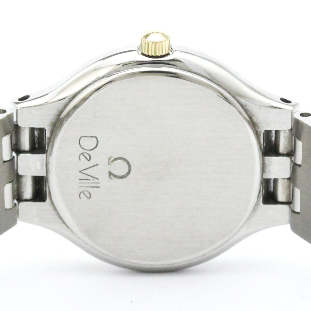 OMEGA De Ville Symbol K18 Gold Stainless Steel Ladies Watch 595.0101 Polished — Very Good