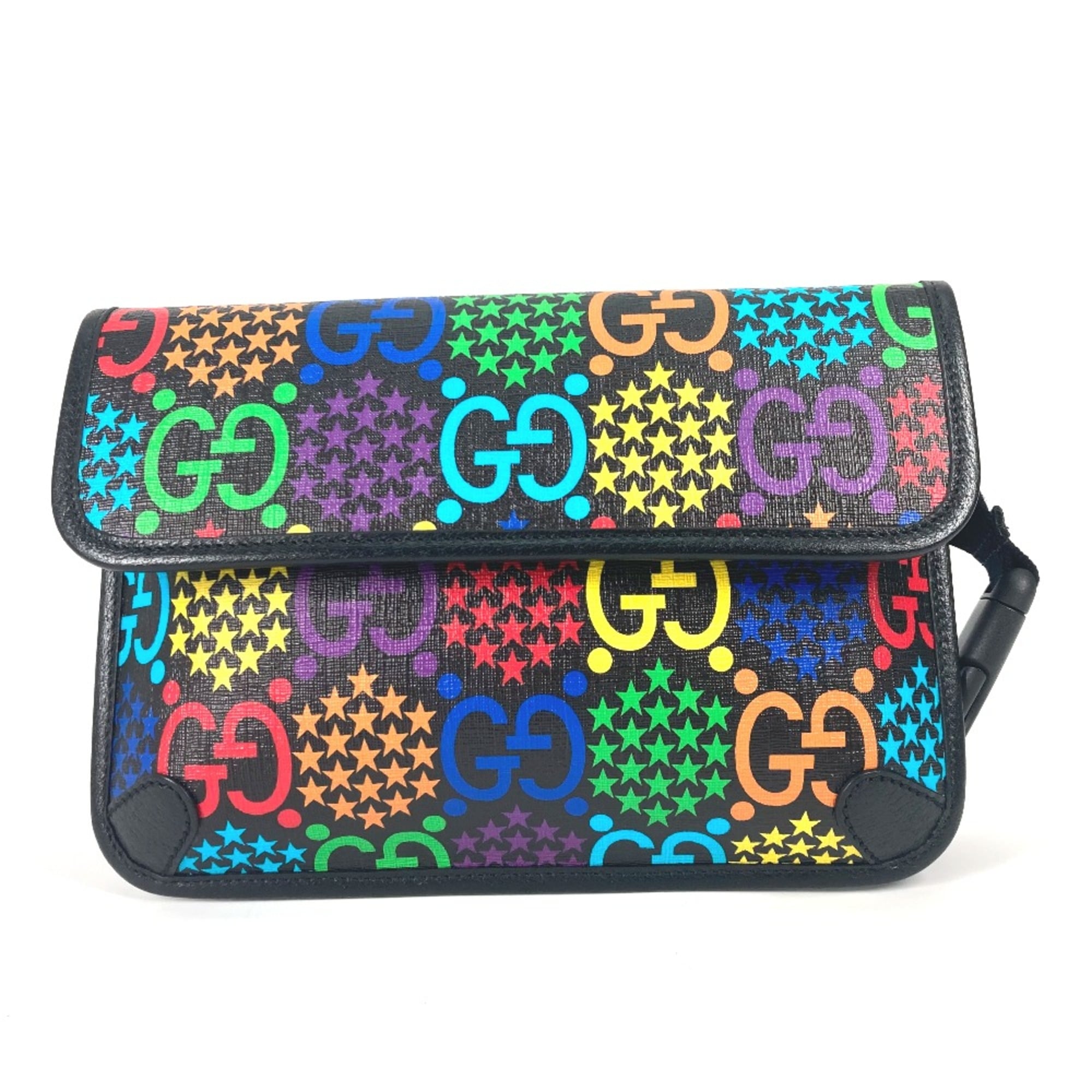 Gucci 598113 Bag Cross Shoulder Bag body bag Multicolore Black — Like New