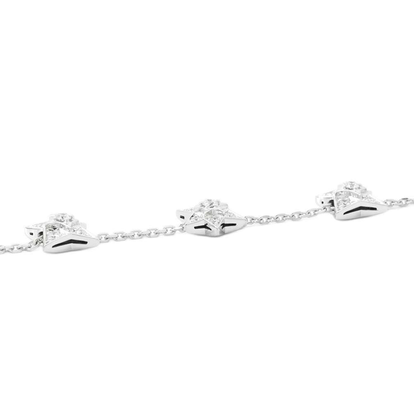 Chanel Bracelet Comet Collection Diamond 30P Approx. 0.90ct 18KWG White Gold J2788 CHANEL