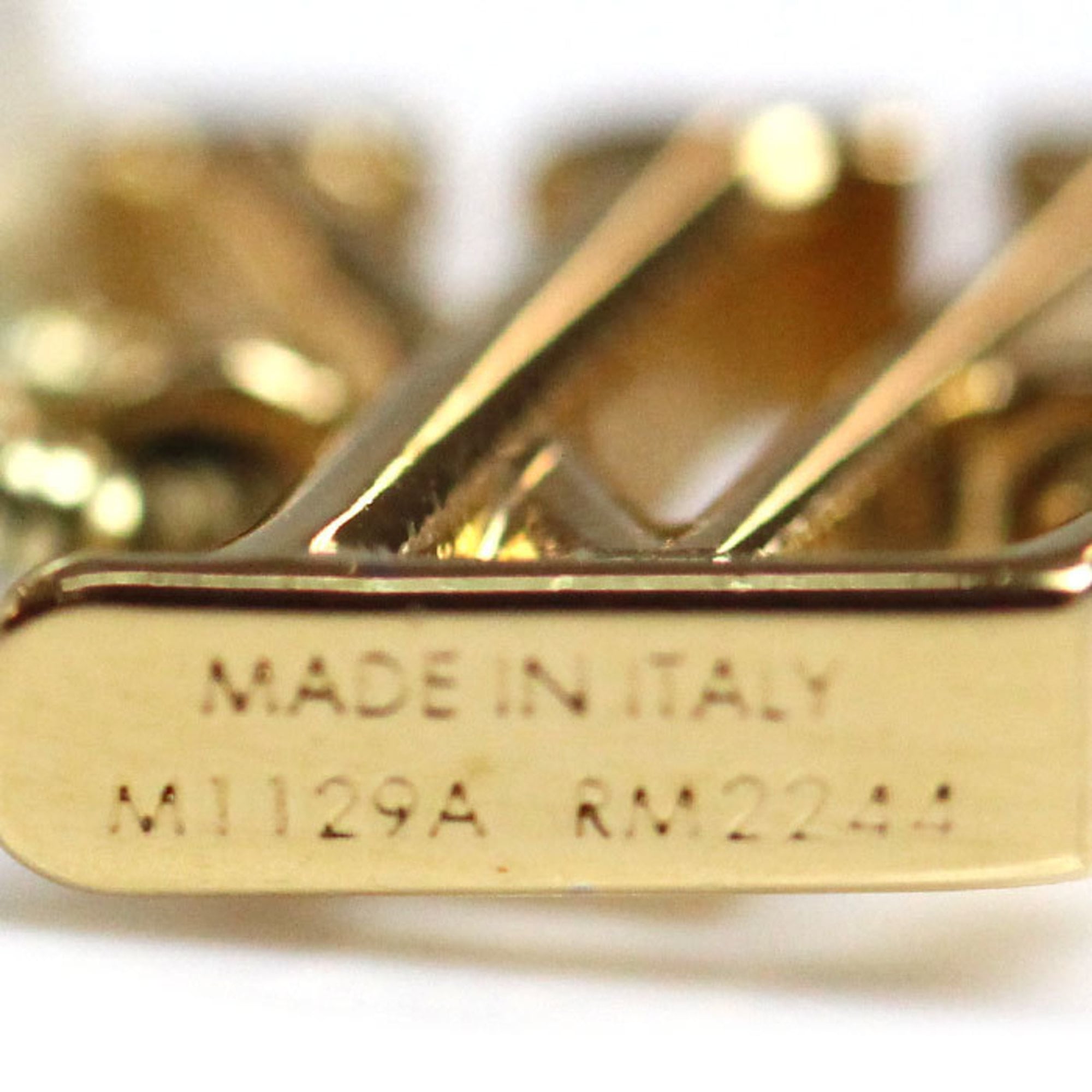 LOUIS VUITTON Louis Vuitton GP Faux Pearl Bracelet - My LV M1129A 18/21cm Women's