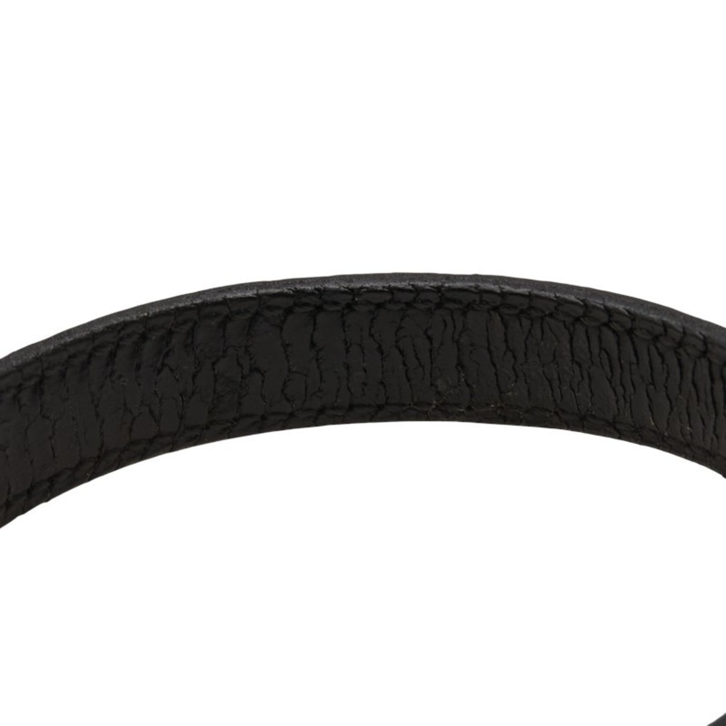 Hermes Hermès Kelly Double Tour Bracelet in Black and Silver Box Calf Leather for Women