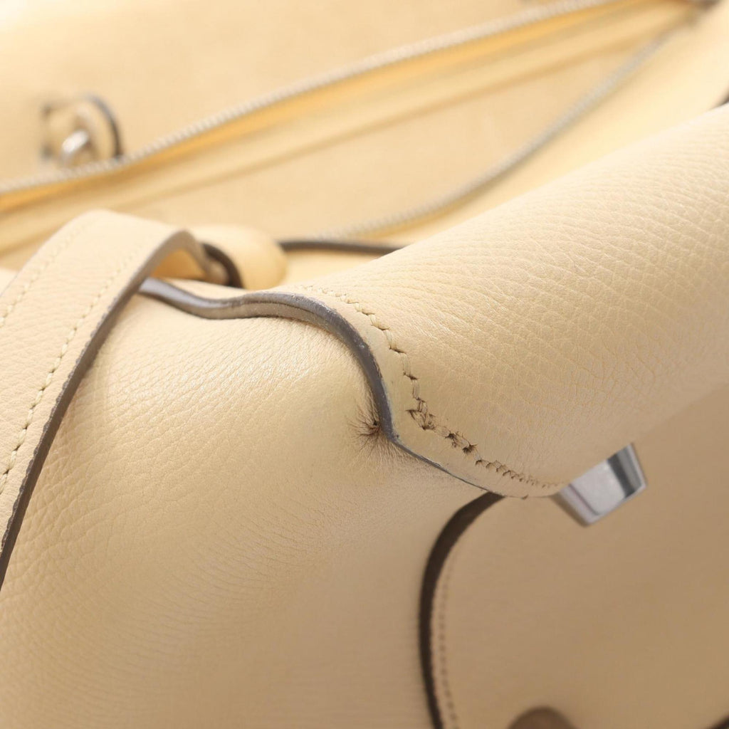 Celine BELT BAG MINI, a mini handbag in leather, beige, for women, model 176103