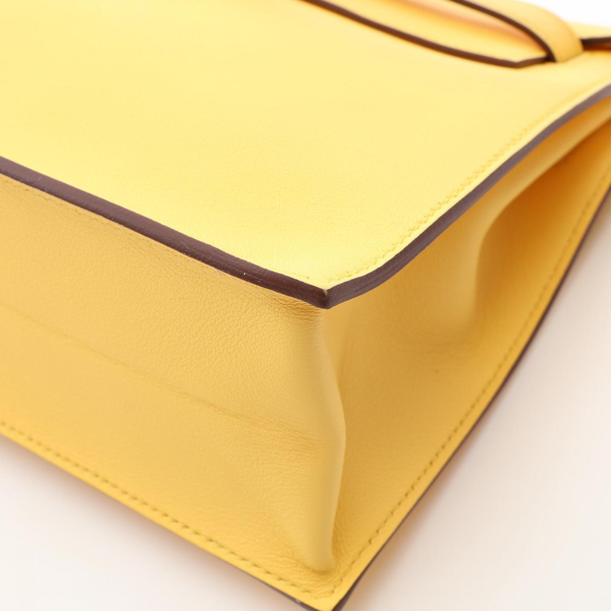 Hermes Kelly Dance II Shoulder Bag/Handbag, Leather, Calfskin (Cowhide), Veau Swift, Women's, Yellow — New - Store Return